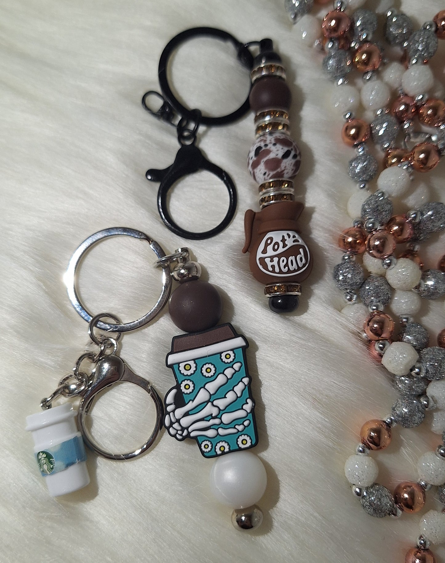 Beaded Keychains (5 Options)