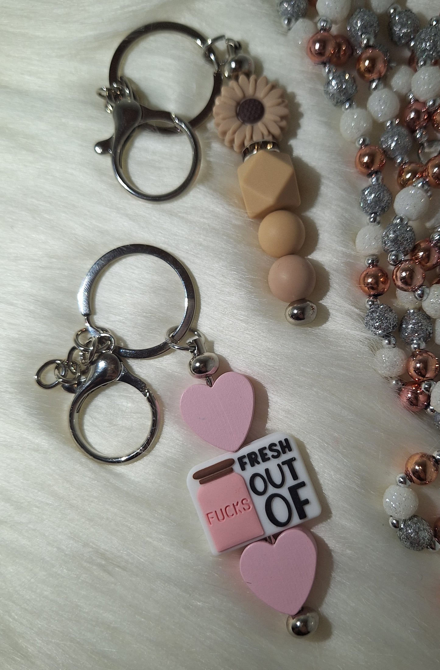 Beaded Keychains (5 Options)