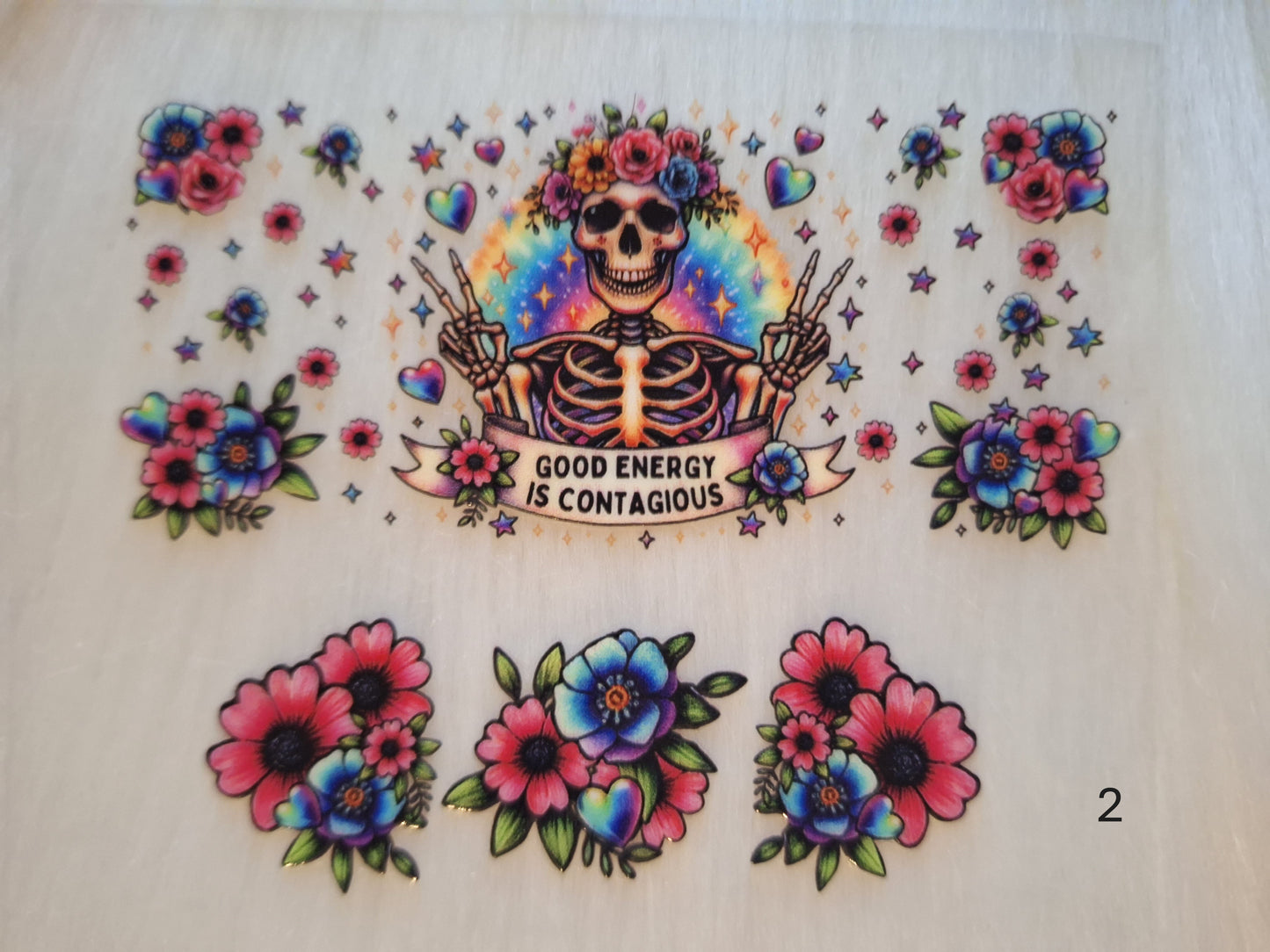 Mini Keychain Tumbler "Good Energy is Contagious"