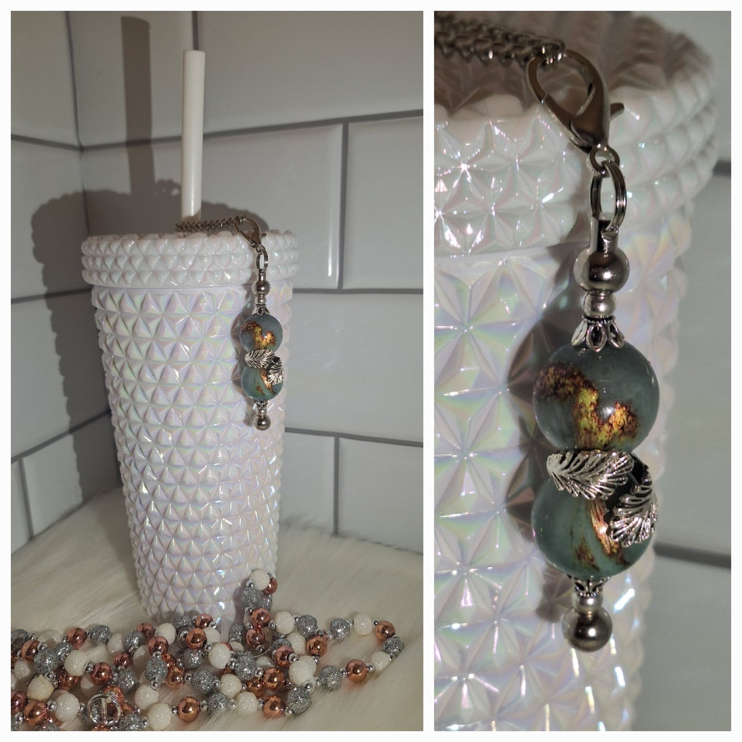 Beaded Cup Charms (3 Options)