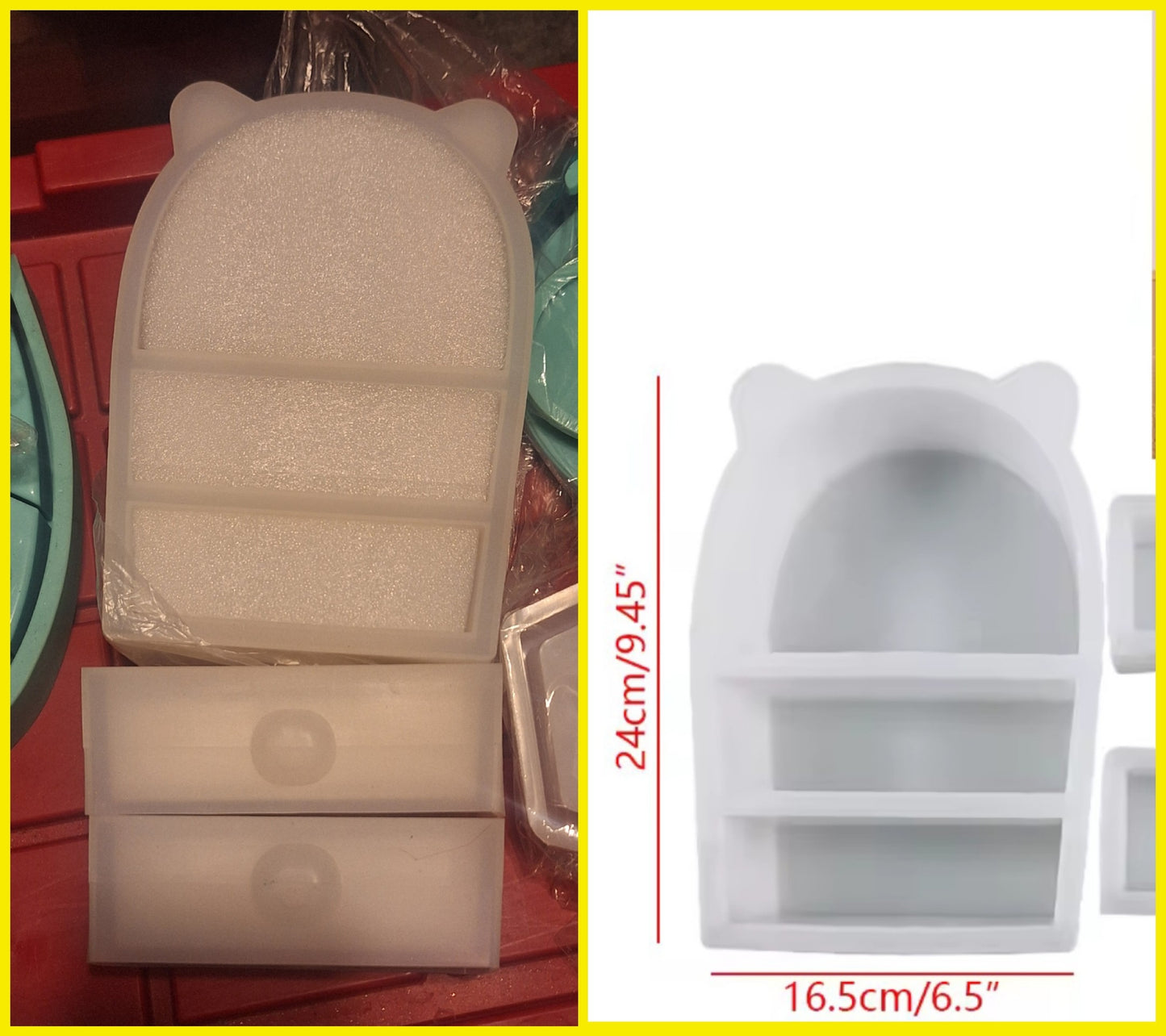 CUSTOM Resin Shelves (4-week Lead time. DEPOSIT)