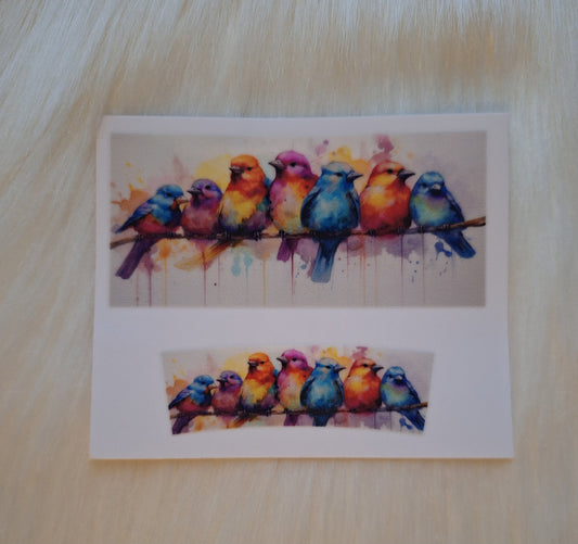 Mini Keychain Tumbler Birds