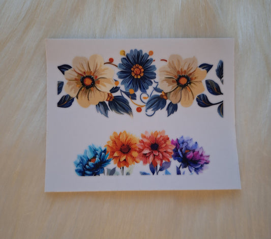Mini Keychain Tumbler Flowers (5 Options)