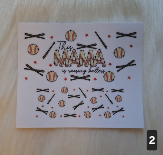 Mini Keychain Tumbler Mama/Mom (5 Options)